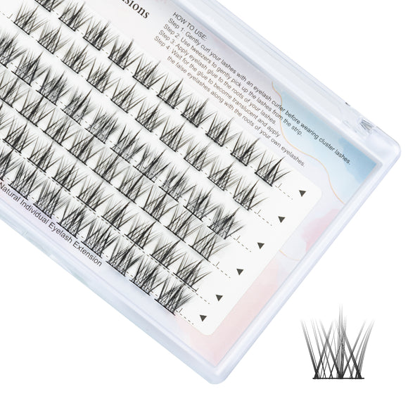 MAEXUS Lash Clusters, Individual Lashes Available for Diy lashes, Lashes Natural Look (C Curl Lash Extensions 11/12/13mm 60 Clusters)