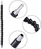 MAEXUS Flexible Drill Bit Extension, Explore Flexible Extensions for Drills, Flexible Shaft Extension Bits, Magnetic Hex Soft Shaft Flexible Screwdriver Kit for Father's Day Fine Finish (2 Pcs)