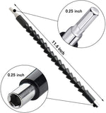 MAEXUS Flexible Drill Bit Extension, Explore Flexible Extensions for Drills, Flexible Shaft Extension Bits, Magnetic Hex Soft Shaft Flexible Screwdriver Kit for Father's Day Fine Finish (2 Pcs)