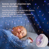 MAEXUS Star Projector Night Lights, LED Lights for Bedroom/Room with 4 Modes and Timer Setting