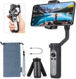 MAEXUS 3-Axis 0.5 lbs Foldable Handheld Smartphone Gimbal - Black