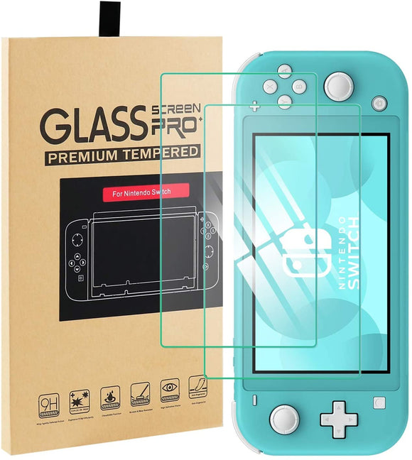 MAEXUS Tempered Glass Premium HD Clear Anti-Scratch Screen Protector for Nintendo Switch (2 Pcs)