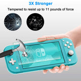 MAEXUS Tempered Glass Premium HD Clear Anti-Scratch Screen Protector for Nintendo Switch (2 Pcs)