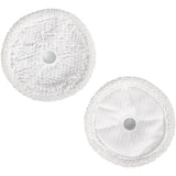 MAEXUS Vacuum Mop Replacement Pads for Bissell 3115 SpinWave Reuseable SpinWave Hard Floor Expert Wet and Dry Robot Vacuum Soft &Scrub Pads Set (4 Soft Pads)